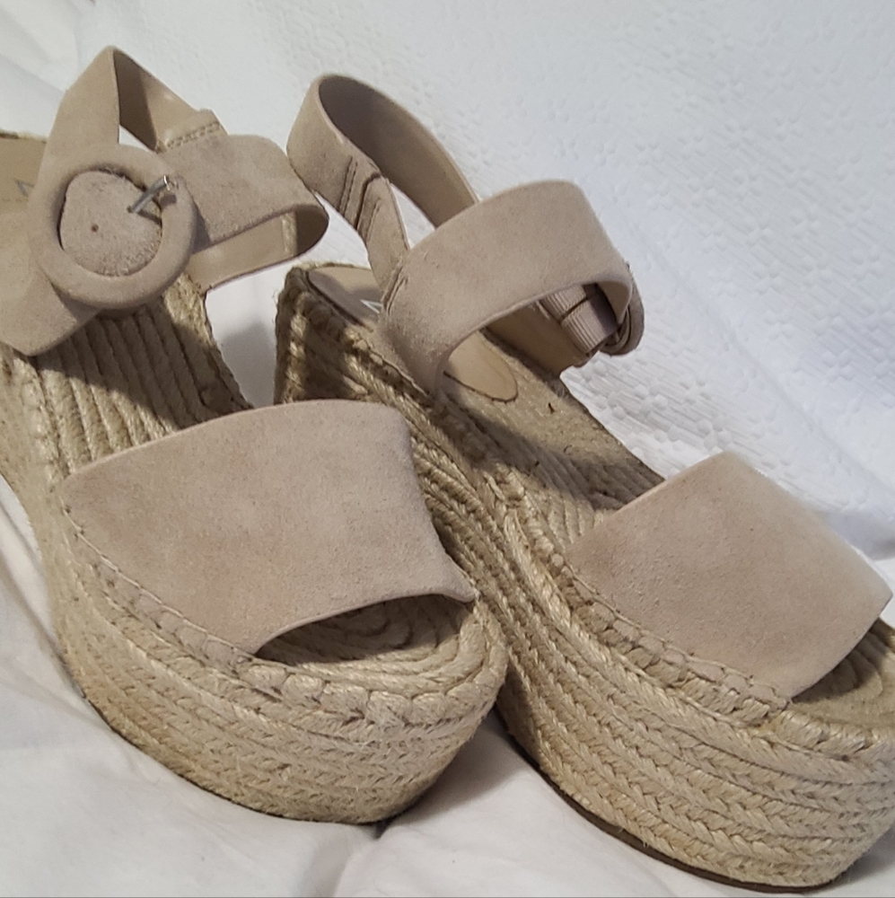Tan Wedge Shoes